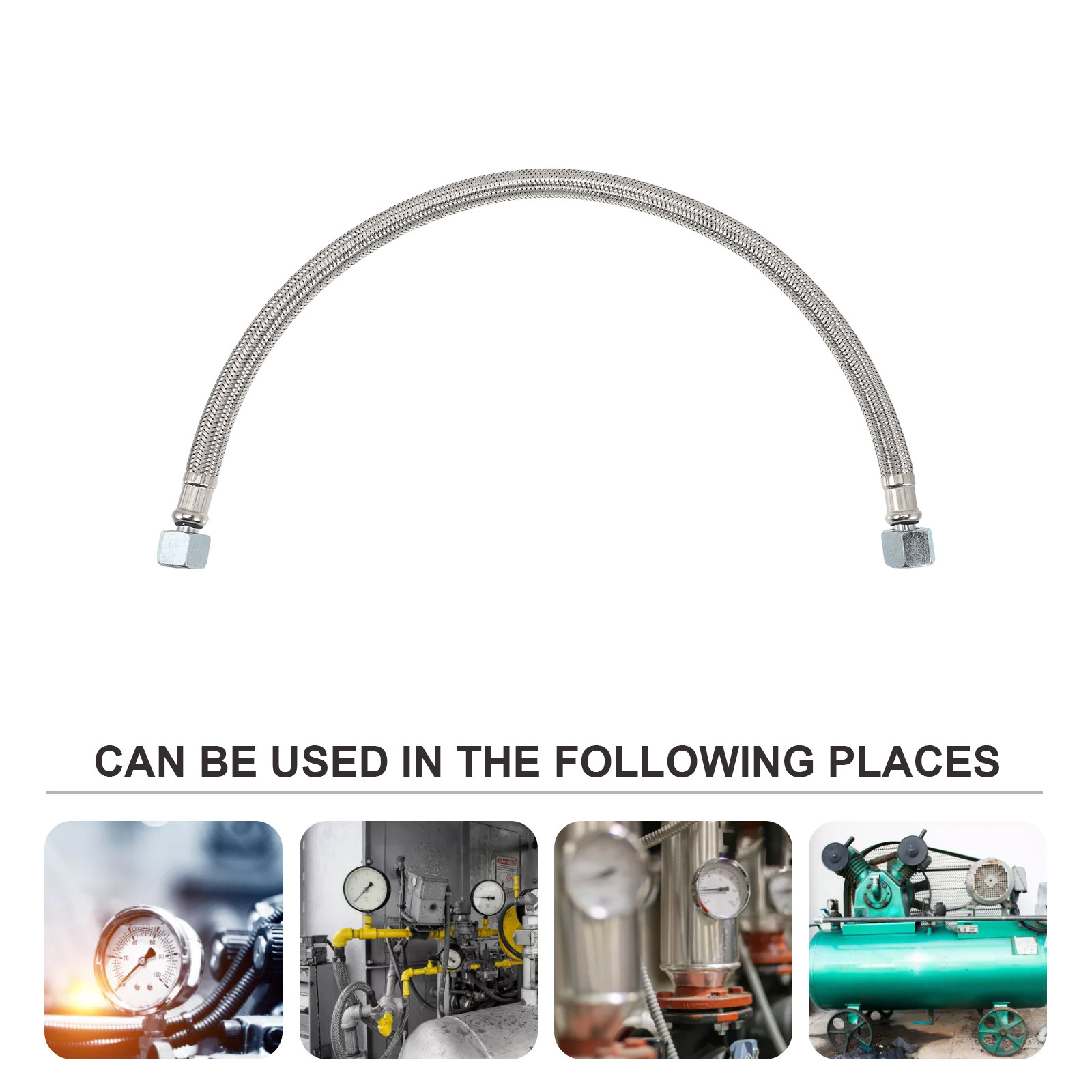 Air Compressor Leader Hose Sta - Flexible Hose Braided 评论和价格