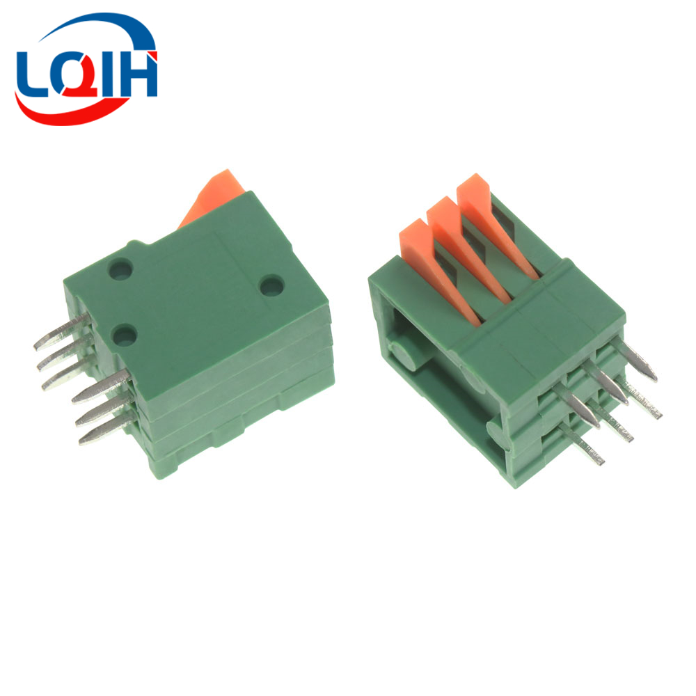 10Pcs Pitch 2.54mm KF141V Push - Push Fit Connector 评论和价格