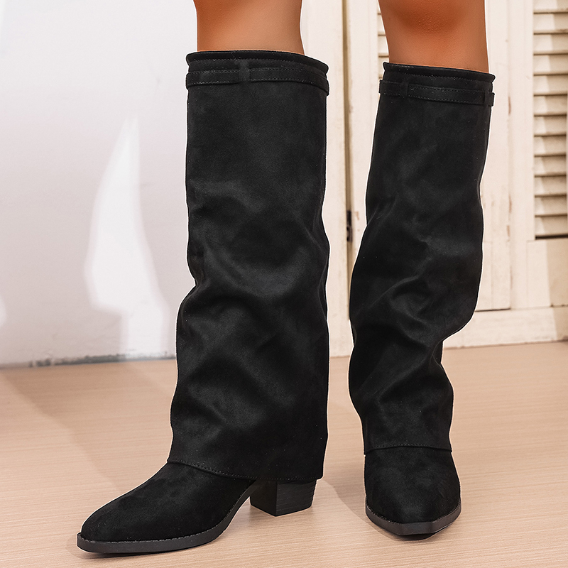 Fashion Slip On High Heeled Kn - Pipe Bending Spring 评论和价格