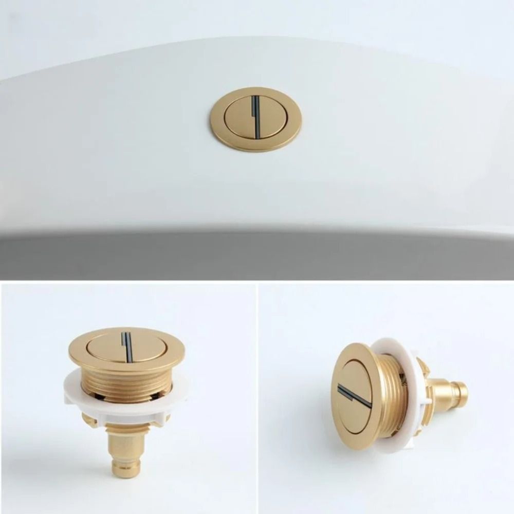 Chrome Plating Toilet Push But - Toilet Fill Valve 评论和价格