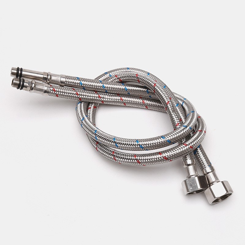 G1/2 60cm 1 Pair Stainless Ste - Flexible Hose Braided 评论和价格