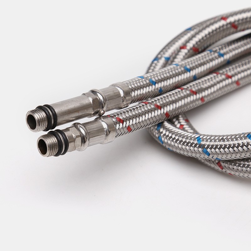 G1/2 60cm 1 Pair Stainless Ste - Flexible Hose Braided 评论和价格