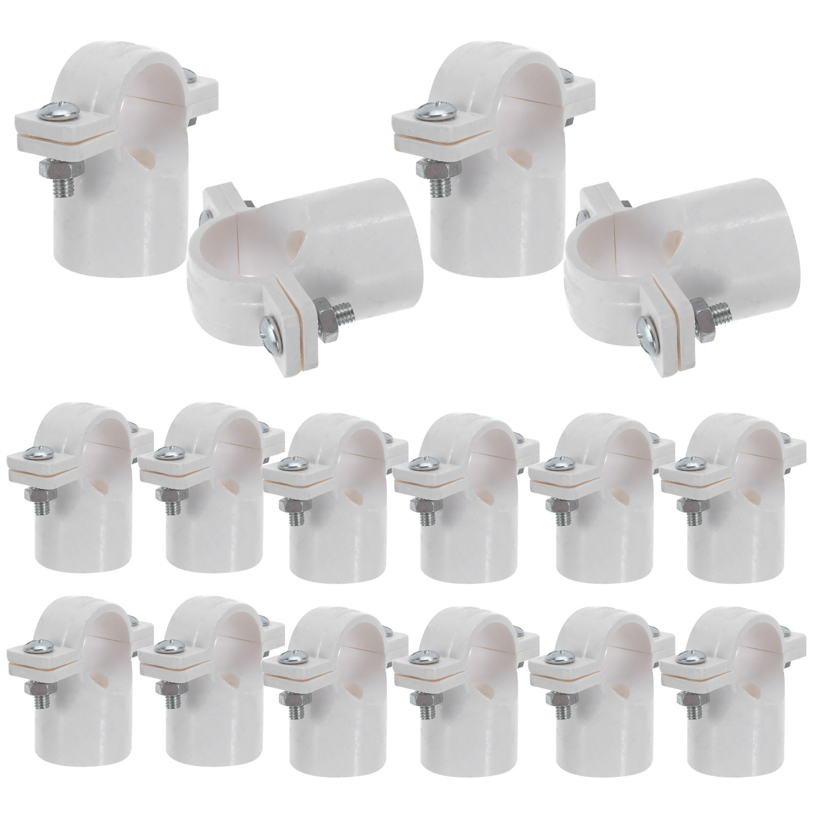 30Pcs Pipe Clamp Hanger Clips  - Plastic Pipe Clip 评论和价格
