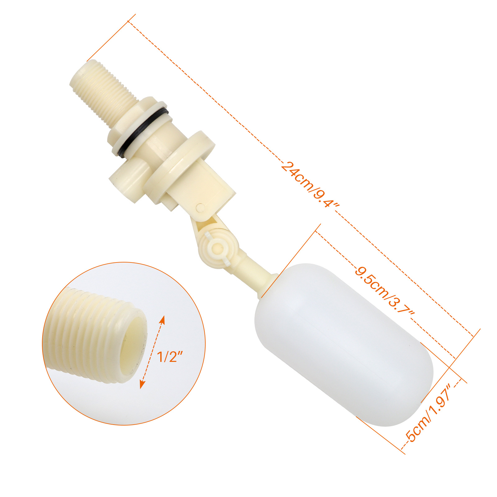 3PCS Float Valve With Adjustab - Float Ball Valve 评论和价格
